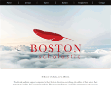Tablet Screenshot of bostonscholastic.com